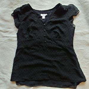 Form-fitting Dot Blouse - Loft